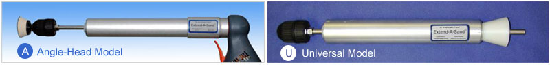 Extend-A-Sand provides a safe and comfortable method for sanding deep within closed forms and large bowls.