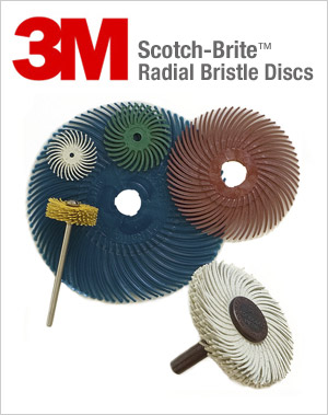 3M Scotch-Brite� Radial Bristle Discs