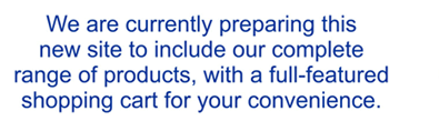 Full eCommerce site coming soon.