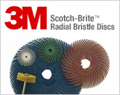 3M Scotch-Brite Radial Bristle Discs