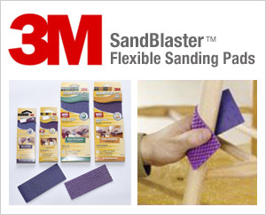3M SandBlaster™ Flexible Sanding Pads 